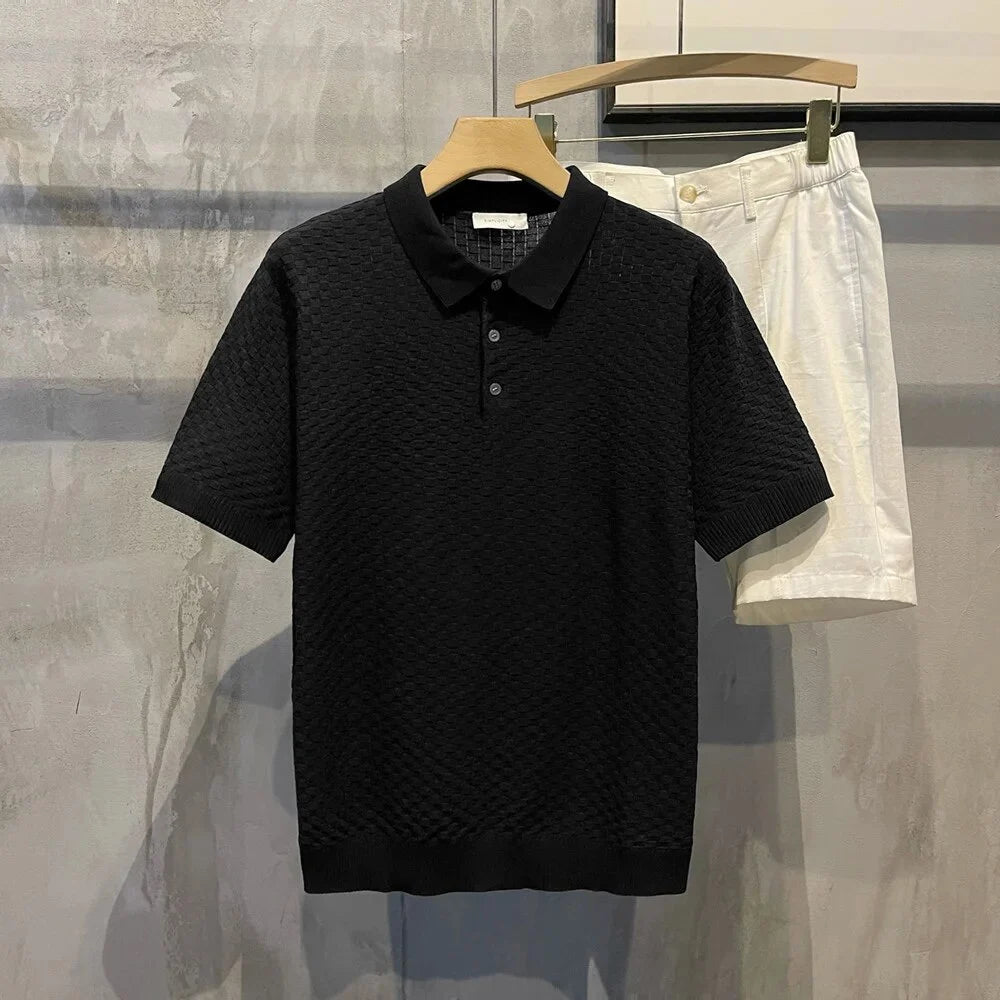 Camisa Polo em Tricô