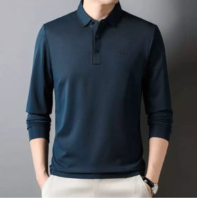 Camisa Polo em Seda Gelo