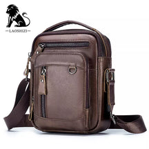 Bolsa de Ombro Masculina em Couro