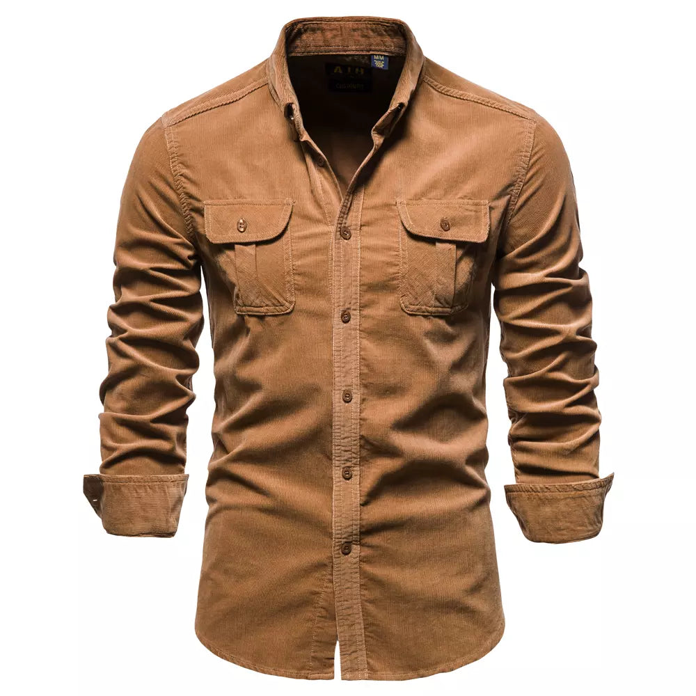 Camisa Masculina Casual 100% Algodão