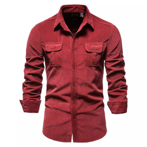 Camisa Masculina Casual 100% Algodão