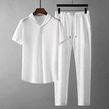 Conjunto de Verão Masculino em Linho