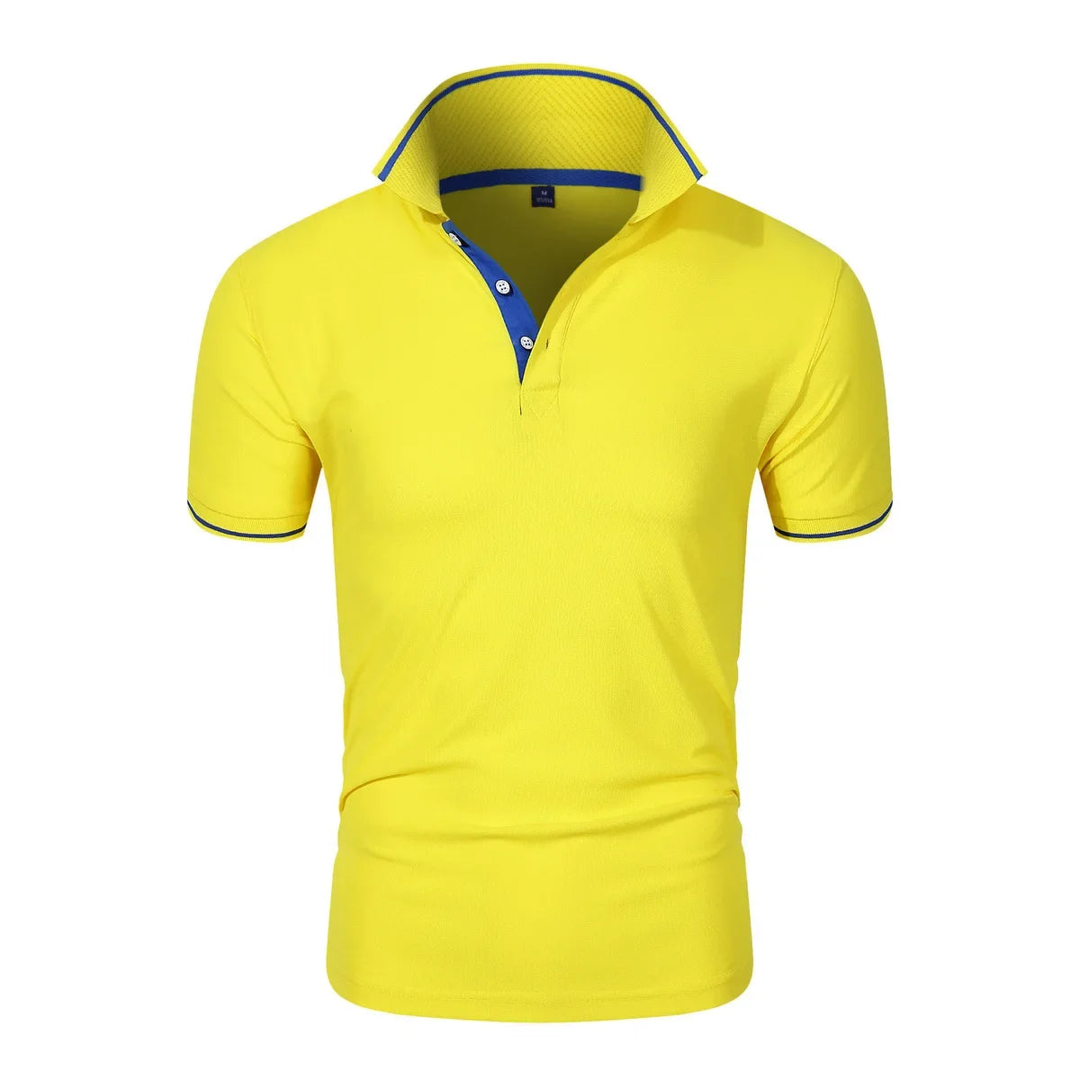 Camisa Masculina Esportiva Gola Polo Manga Curta Respirável