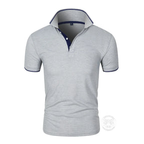 Camisa Masculina Esportiva Gola Polo Manga Curta Respirável