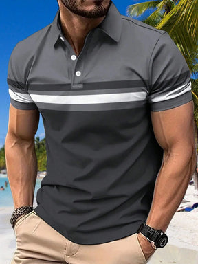 Camisa Masculina Gola Polo Esportiva Listrada