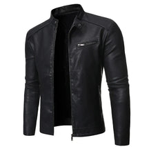 Jaqueta De Couro Masculina Slim Elegancy - Ziomen