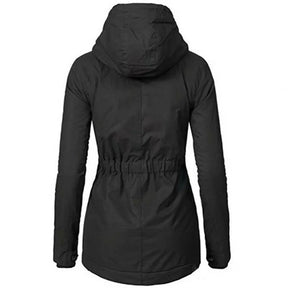 Jaqueta Parka Feminina Forrada com Lã para Inverno Glacier - Ziomen