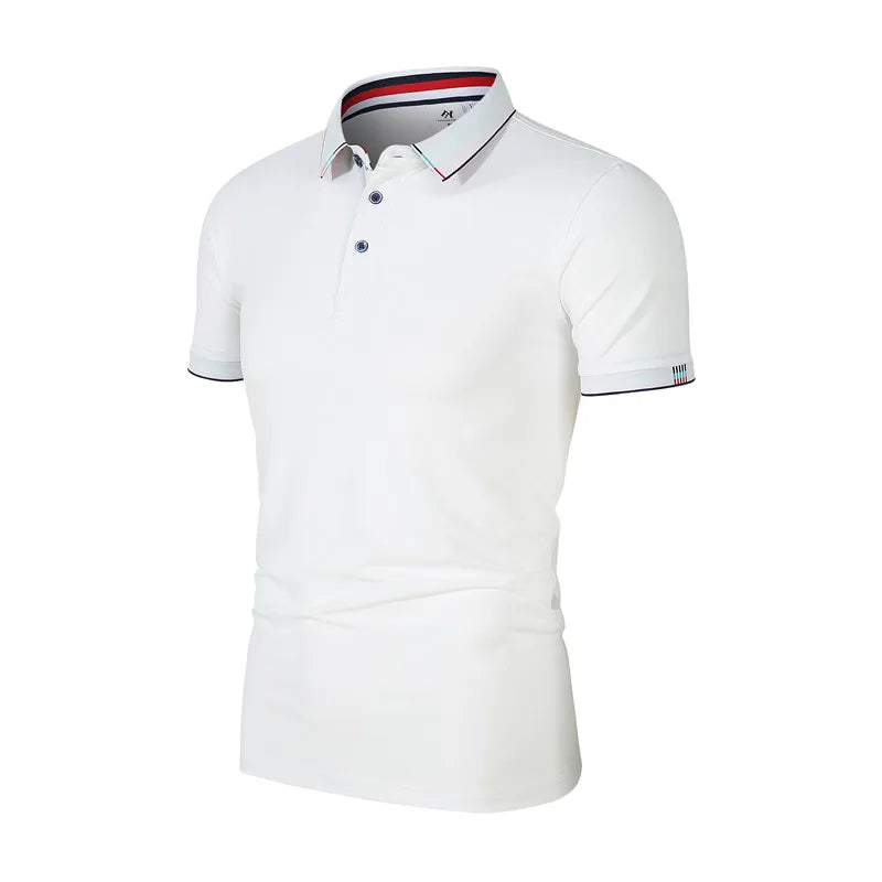 Camisa Masculina Gola Polo Monocromática Esportiva