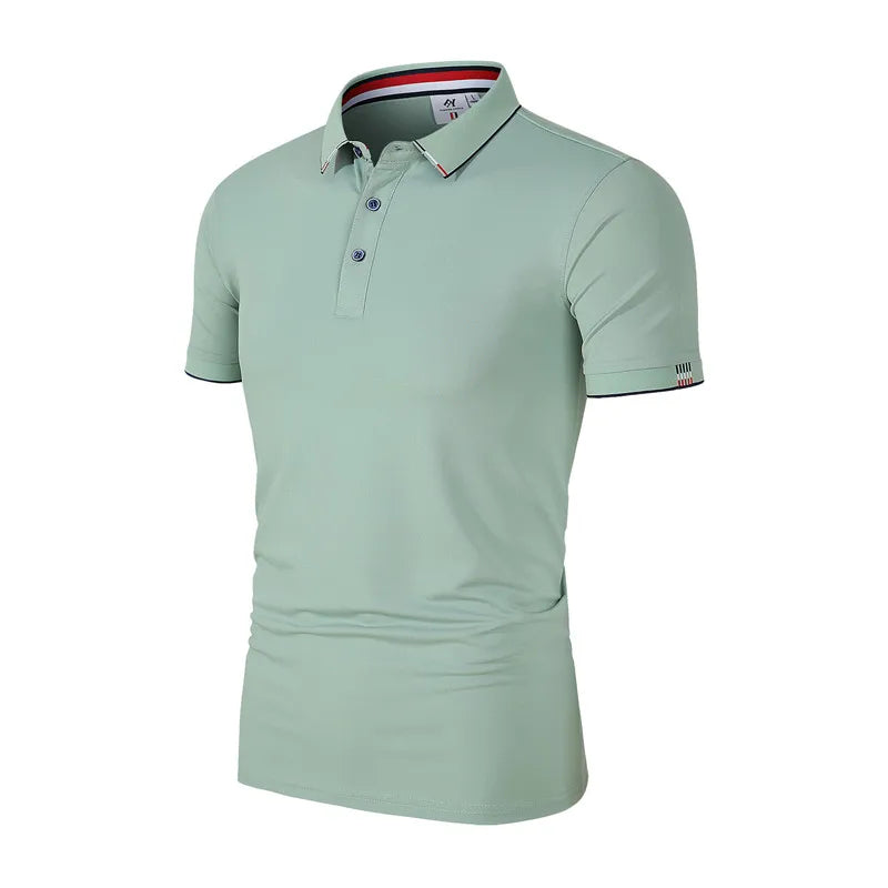 Camisa Masculina Gola Polo Monocromática Esportiva