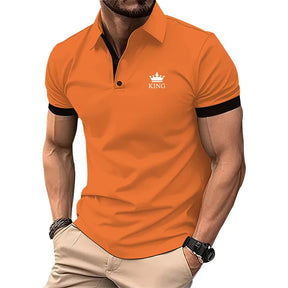 Camisa Esportiva Masculina Slim Fit Gola Polo