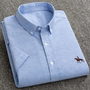 Camisa de Algodão Oxford