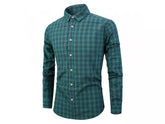 Camisa Social Xadrez Vintage - Verde