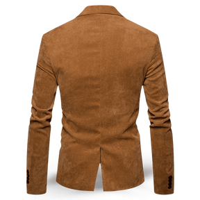 Blazer Masculino Design Camurça Elegante - Cáqui