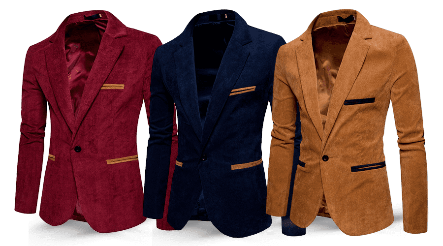 Blazer Masculino Design Camurça Elegante - Cáqui